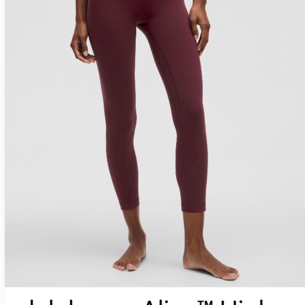 Lululemon Garnet Align Leggings